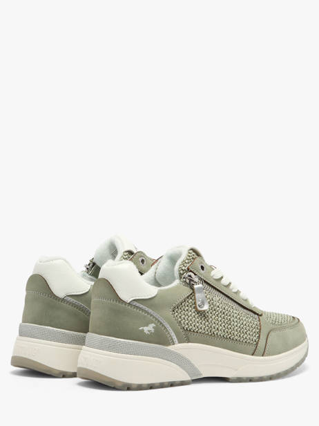 Sneakers Mustang Groen women M0532011 ander zicht 2